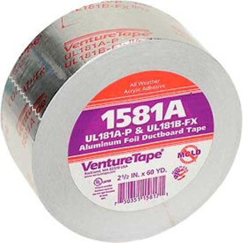 3 M Venture Tape 1581 einem Aluminium Klebeband – 2 1/2 in breite x 60 YD Länge – 15817 [Preis ist pro Rolle]