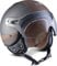 Soxon® SP-325 Urban „Titan“ · Jet-Helm · Motorrad-Helm Roller-Helm Scooter-Helm Moped Mofa-Helm Chopper Retro Vespa Vintage Pilot · ECE 22.05 Visier Leather-Design Schnellverschluss Tasche M (57-58cm)