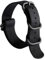 BINLUN Uhrenarmband Nylon Dickes G10 Premium Ballistic Ersatz Armband Mehrfarbige Bänder für Herren Damen mit Heavy Duty 5 Ringe(18mm, Schwarzes Band Schwarze Schnalle)