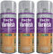 3 X All Purpose Yacht Varnish 400ML - Professional Gloss Finish Spray Wood Color Paint
