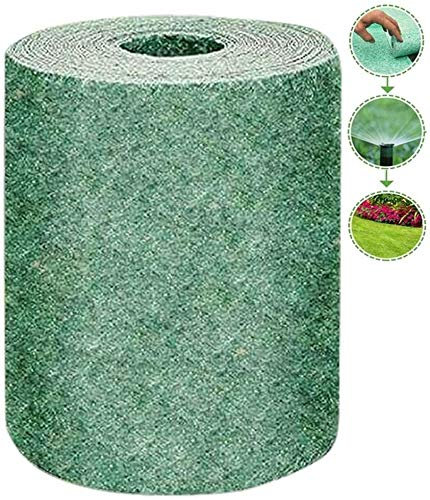 MTDH Tapis de semences de Gazon biodégradable, Graines Croissance Rapide Robuste de qualité supérieure pour Les pelouses (1pcs)