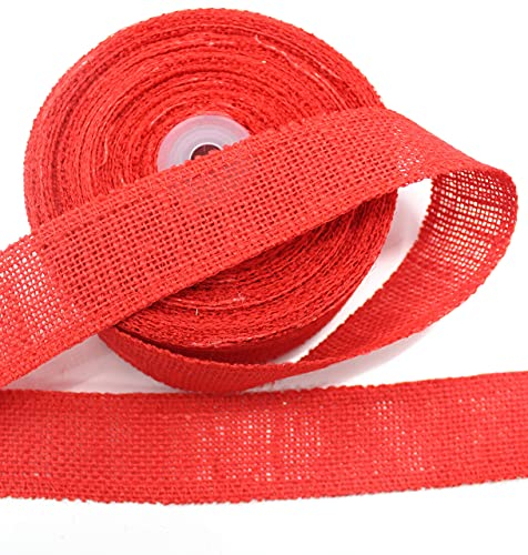 CaPiSo Juteband Jute Wickelstreifen Jutegewebe Dekojute Frostschutz Geweberolle Jutestoff Burlap Tischband Geschenkband Schleifenband