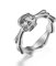 ANAZOZ Bague Acier Inoxydable Anneau Tête de Mort Punk Argent Taille 52 Punk Femme