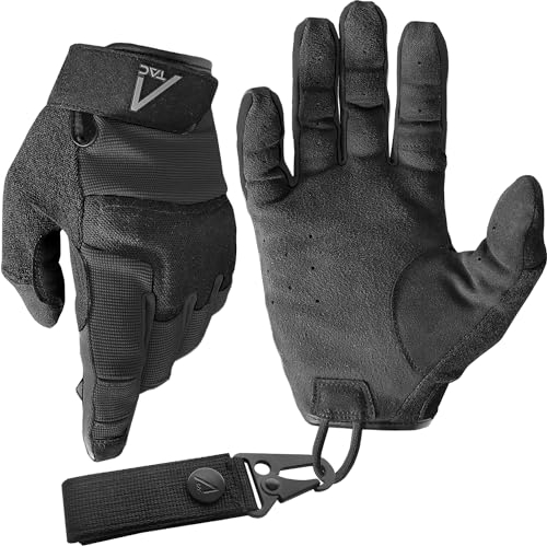 ACE Schakal Einsatz-Handschuh - Outdoor-Handschuhe Taktisch - Handschutz für Paintball und Schießsport - Schwarz - S