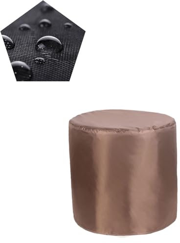 ATYUJKB Wasserdicht Abdeckhaube für Gartenmöbel Rund 180x110cm, 420D Oxford Gewebe Schutzhülle, Gartenmöbel Abdeckung Tisch, Gewebe Wasserdicht Abdeckhaube für Gartentische Terrassenmöbel