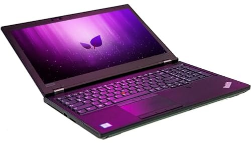 Lenovo ThinkPad P52, Intel i7 6 x 2.6 GHz Prozessor, 64 GB Arbeitsspeicher, 1000 GB SSD, 15.6 Zoll Display, Full HD 1920x1080, IPS, 4 GB NVIDIA, Cam, Windows 11 Pro, Workstation (Generalüberholt)
