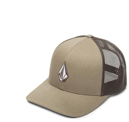 Volcom Trucker-Mütze für Herren, Vollstein, Teakholz, Einheitsgröße