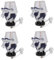 UKCOCO 4 Stück Kuh Tischlampe Tierförmige Tischlampe Moderne Tischlampe Harzlampe Kleine Lampe Dekorative Tischlampe Harz Tischlampe Einzigartige Lampen Lampe Für Schlafzimmer
