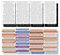 QEDBOJE 16 Sheets Vintage Scrapbook Zubehör Set, Bronzing Scrapbook Stickers, Sticker Sprüche, Bullet Journal Zubehör für DIY Journaling Scrapbook