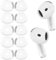 YieJoya 5 Pares de Almohadillas para AirPods 4, Fundas de Silicona ultrafinas compatibles con Apple AirPods 4 (Blanco)