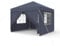 YRHome Pavillon 3x3 m Partyzelt Zelt Stabil Wasserdicht Winterfest UV-Schutz Gartenpavillon Festzelt Bierzelt Camping Zelt mit Seitenteilen & Fenstern für Garten und Camping,Anthrazit