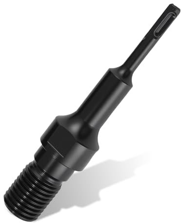 Adaptateur SDS PLUS à 1 1/4 UNC pour Forets Diamantés, Adaptateur pour Carotteuses Rallonge SDS PLUS, Carotteuse Diamant pour Carottage