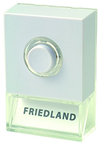 Friedland 230380010 Bouton Poussoir avec Fil Pushlite Blanc