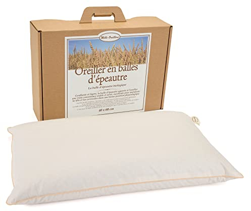 Oreiller en balles de Grand Epeautre Biologique - 40 x 60 cm