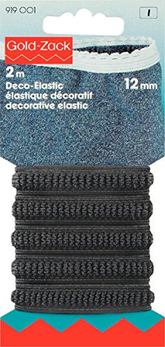 Deco-Elastic 12 mm schwarz