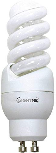 LIGHTME ESL GU10 9W WEISS SPIRAL 10000h