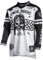 O'NEAL | Motocross-Trikot | Enduro MX | leichte und langlebige Materialen, Lasergeschnittene Belüftungslöcher, Athletische Passform | Jersey Ultra Lite 70 | Erwachsene | Schwarz Weiß | Größe XL