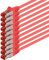 1aTTack.de - 10x 1m cavo patch CAT6 S/FTP schermatura PIMF CAT.6 cavo di rete RJ45 cavo Ethernet DSL router LAN switch modem pannello patch - rosso - 10 pezzi