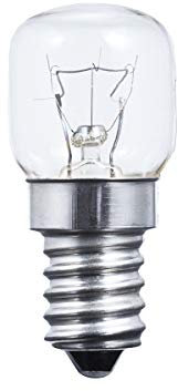 Lampadina Forno 15w E14 230V 300°C 80 lumen 2700K durata oltre 1000h CE