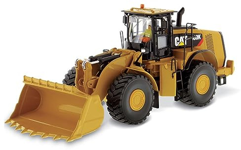 Diecast Masters 85296c - Cat 980K Pala cargadora con RockCon, Escala 1:50, a Partir de 14 años, en Caja de cartón, Ideal para coleccionistas