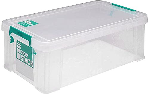 StoreStack 7.5 Litre Storage Box W250xD190xH160mm Clear
