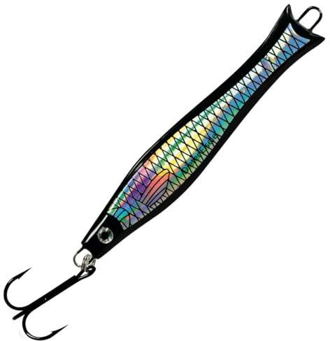Dieter Eisele Pro Select Pilker Black Panter, Gewicht / Länge / Hakengröße:90g - 12.5cm - Gr. 4/0