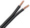 QED Classic 79 Strand Oxygen Free Copper (OFC) Profile Speaker Cable for Hi-Fi and Home Cinema Installations (10 metres, Black)