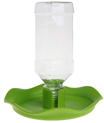 POPETPOP Terrarium Fütterungshilfe Mit Flasche Kunststoff Wasserschale Für Schildkröten Und Reptilien Einfach Zu Befüllen Und Reinigen