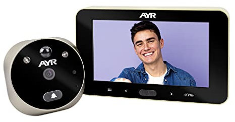 Mirilla Digital 759-HD. Gran Pantalla de 4,5. Calidad de Imagen 1080 (Full HD).