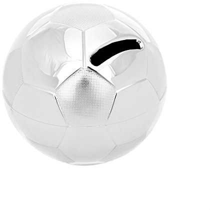 Zilverstad Spardose Fußball 8,5x8,5x8cm versilbert (Gravur bis 25 Zeichen)