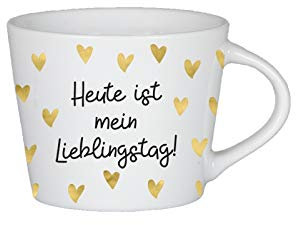 BECKER&BECKER Espresso-Tasse LIEBL Gold LIEBLINGSTA