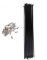 OUKENS Radios de Bicicleta, 36 Piezas/Juego de radios de Acero para Bicicleta de montaña, 259/261 mm con pezones (Negro 261mm)