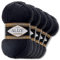 Alize 5 x 100 g Lanagold Wolle | 53 Auswahl | Stricken Häkeln Wolle (60 | Schwarz)