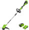 Greenworks Cortadora de Cuerdas inalámbrica de 40 V y 15 Pulgadas, batería de 2.0 Ah y Cargador incluidos