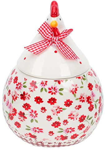 Yardwe Easter Hen Aufbewahrungsglas Aus Keramik Schmuckhalter Für Schreibtisch Dekoratives Accessoire Für Haus Und Hochzeit