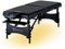 Master Massage Galaxy Therma Top Mobil Massageliege Kosmetikliege Beheizbar Klappbar mit Ambiente Beleuchtung Holz, Leder, Schwarz, 76 cm