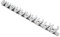 Focket Juego de Llaves de Boca para Tuercas abocardadas, Llave combinada métrica de 10mm a 22mm para carraca de Cabeza Cuadrada de 3/8in, Juego de Llaves métricas de Pata de Gallo