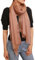 Prettystern Damen festlich 200cm XL Seidenschal Chiffon Seidentaft 100% Seiden-Stola für Abendkleid Sommer-Schal 40. Braun golden gemustert