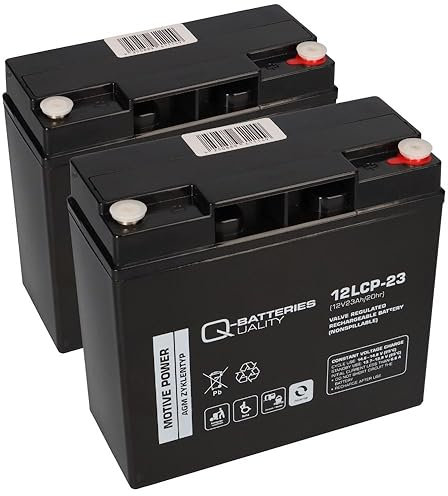 GreenStreet Ersatzakku Elektromobil 2 Batterien 12V 23Ah