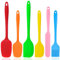 OioTuyi Silicone Spatulas Set of 6 - Durable Silicon Spatula with Stainless Steel Core, Seamless Design for Cooking and Baking