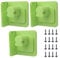 Akocire 3 Packs Tool Holder Wall Mount Compatible with Ryobi 18V Power Tools Dock Holder Hanger Drill Tool Storage Rack Organizer with Screws Wall Display Hook for Workshop Garage