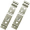 2Pcs Trailer Number Plate Clips, GLADFRESIT Stainless Steel License Plate Bracket, Spring Loaded Number Plate Clips Holders for Trailers trucks Caravans