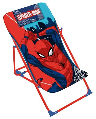 ARDITEX SM15949 Lettino pieghevole da 43 x 66 x 61 cm di Marvel-Spiderman