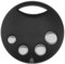 The Lord of the Tools Mando a distancia compatible con Nice Smilo SM4 4 botones 433,92 MHz Rolling Code Remote Control Puerta Abridor 4,75x4,75cm Abridor Puerta de Garaje Negro