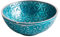 NKlaus 15806 Bol d'encens Fleur de vie en aluminium Turquoise 12 cm