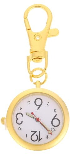 SAFIGLE Taschenuhr Für Krankenschwester Aus Langlebigen Materialien Einfaches Design Mit Klaren Ziffern Tragbar Mit Schlüsselanhänger