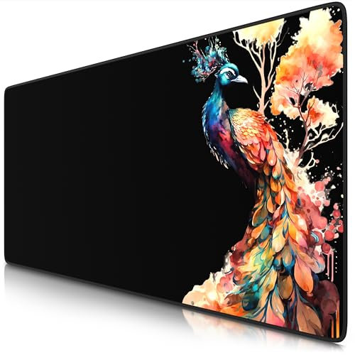 TITANWOLF Tapis de Souris Gaming XXL 900x400mm, Mouse Pad Mat, sous-Main Bureau Gamer Extra Large en Tissu, Base antidérapante, Haute précision et Vitesse, pour Souris claviers Roccat Razer Logitech