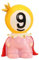 SUPBEI Black Eight Billiard Hall Club Dekoration, kreative Ornamente, Billard Wettbewerb Preise, Feiertage Geschenke, Random Design Action Figuren Sammlerstücke Spielzeug Home Dekorationen,Ball no. 9