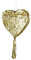 Piñata 32x10x36cm Herz - Party Dekoration zum Befüllen - Partyspiele für Kindergeburtstag Geburtstag Verlobung Hochzeit Party - Geburtstagsdeko Partydeko & Partyzubehör - Gold