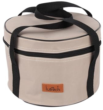 Hosoncovy Portable Camping Cookware Storage Bag Camping Cook Pot and Pan Storage Bag Travel Case Picnic Food Carrying Case Carrier Bag Camping Cooler Bag for Outdoor Camping